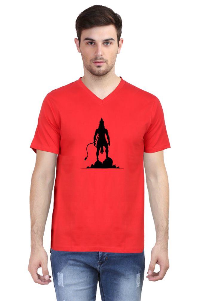 Hanuman ji VNeck Half Sleeve TShirt
