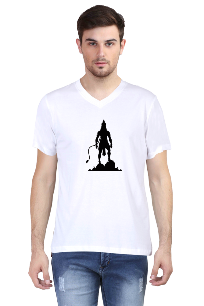 Hanuman ji VNeck Half Sleeve TShirt