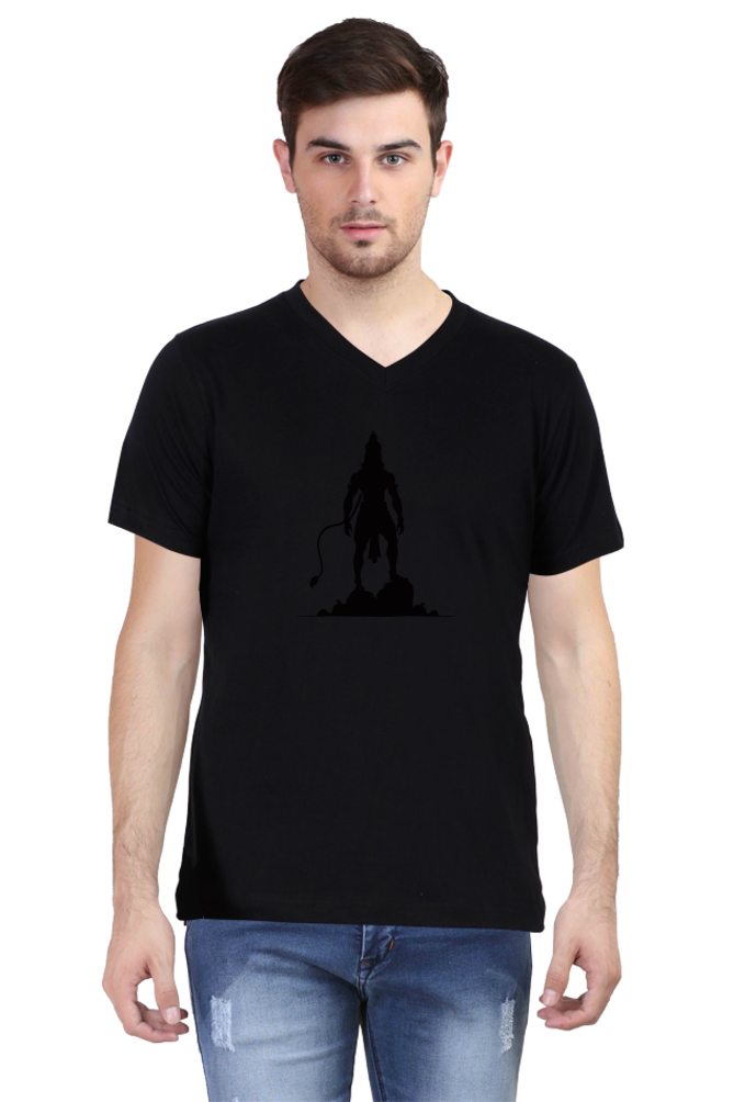 Hanuman ji VNeck Half Sleeve TShirt