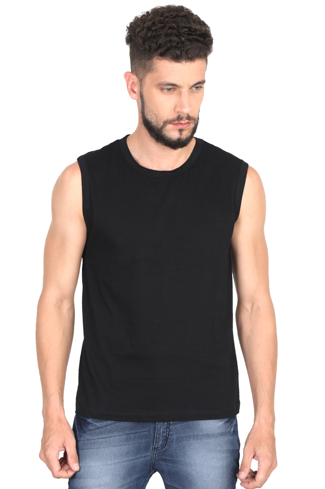 Round Neck Sleeveless T-Shirt