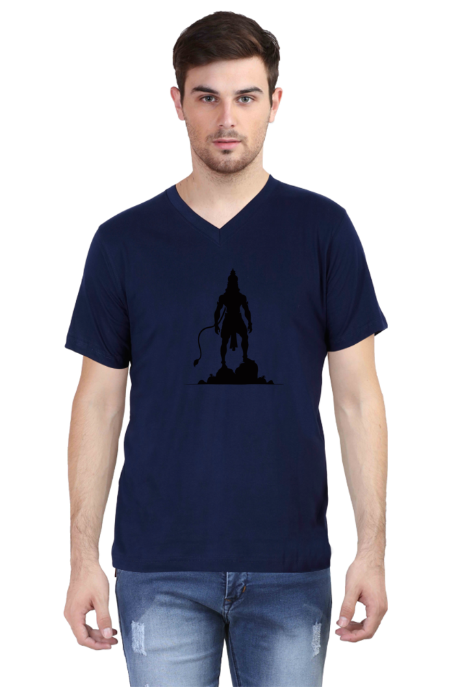 Hanuman ji VNeck Half Sleeve TShirt