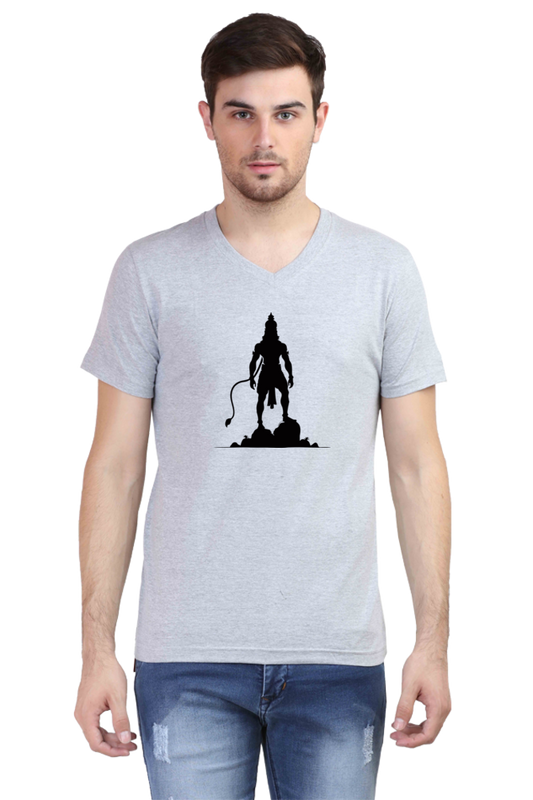Hanuman ji VNeck Half Sleeve TShirt