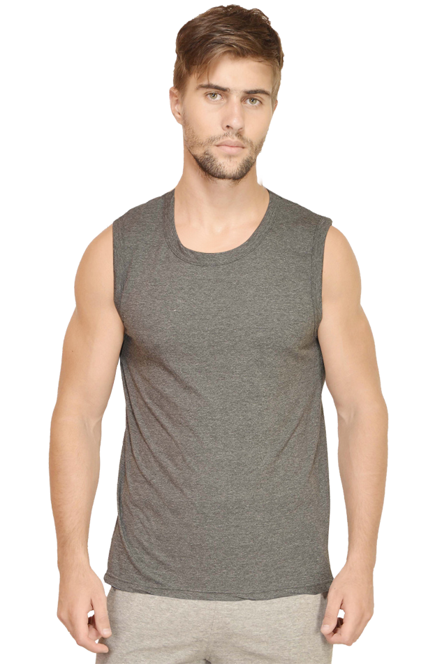 Round Neck Sleeveless T-Shirt