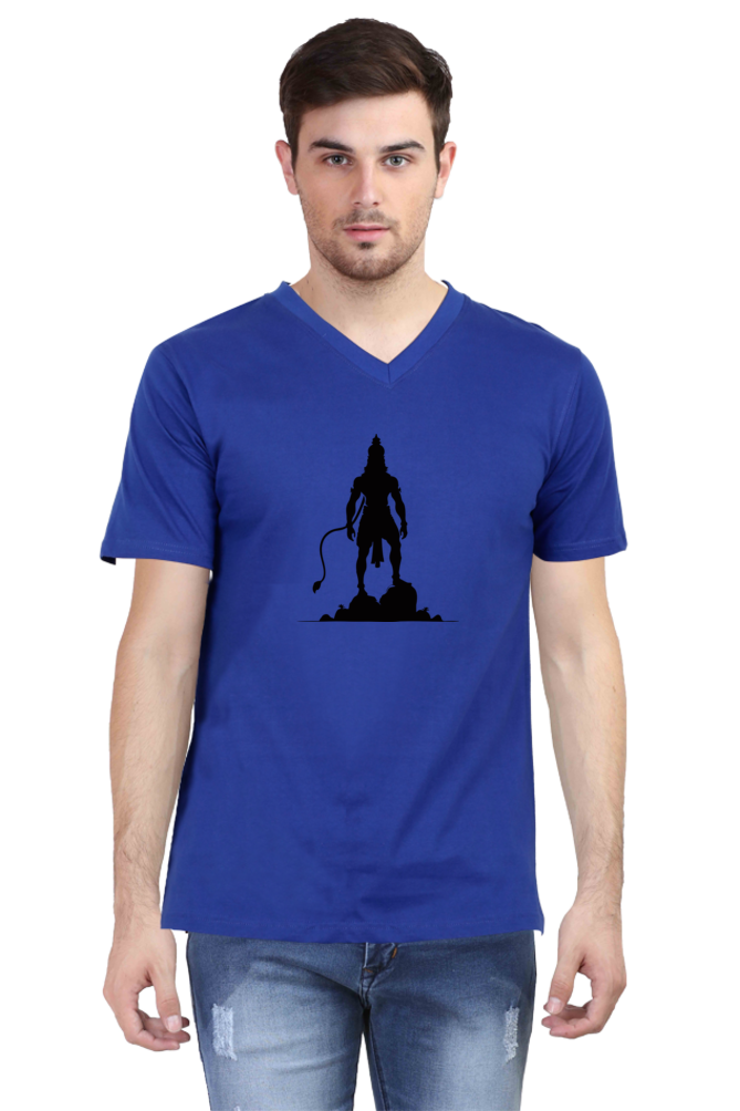 Hanuman ji VNeck Half Sleeve TShirt